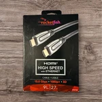 Hdmi Cable 9 Ft Genuine Rocketfish Rf-g1168 High Speed With Ethernet Gray. Fixed Price $18.17.