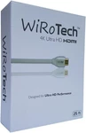 Wirotech Hdmi Cable 4k Ultra Hd With Braided - 25 Feet, White Open Box. Fixed Price $19.99.
