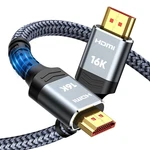 Highwings 16k 8k Hdmi Cable 6.6ft, 96gbps Ultra High Speed Braided Nylon Cord Wi. Fixed Price $27.79.