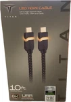 Titan Led Hdmi Cable 10ft Ultra High Speed 8k. Fixed Price $19.99.