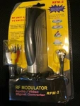 Quantum Fx Rfm-2 Rf Modulator Audio / Video Signal Converter With 3' Coaxial & 3. Fixed Price $24.99.