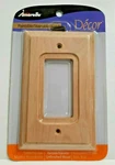 New Amerelle Decor 180r Paint Or Stain Wood Switch Plate Rocker / Gfci. Fixed Price $8.49.
