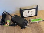 On-q/legrand 1x4 Passive Video Splitter Vm1000 Antronix Cmc3004v +power Inserter. Fixed Price $19.99.