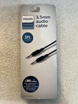 Philips - 3.5 Audio Cable 3' Black. Fixed Price $2.99.