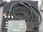 Aja Hdtv Hd10c2 Dual Rate Hd/sd Converter And Breakout Cable No Psu. Fixed Price $10.00.