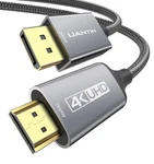 4k Displayport To Hdmi Cable 6ft, Uni-directional Only, Dp 1.2 (source). Fixed Price $14.99.