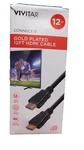 12' Vivitar 4k & 3d Gold Plated Hdmi Cable. Fixed Price $10.95.