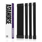 Asiahorse 18awg Psu Cable Extension Sleeved Custom Mod 4kit-psu Cables, Black. Fixed Price $31.18.
