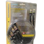 Monster Video/audio Rca Cables Balanced, Mv2av25 1.5m - New In Package. Fixed Price $25.95.