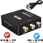 Rca To Hdmi Adapter Converter Video Audio Composite Av 720p 1080p Upscaler Cvbs. Fixed Price $5.79.