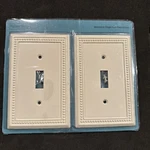 Henne Bery Sunken Pearls Decorative Wall Single Toggle 2pk Almond Free Shipping. Fixed Price $17.19.