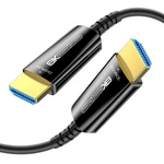 Dghumen Fiber Optic Hdmi 2.1 Cable, Cable 25ft, 48gbps 25 Feet, Black. Fixed Price $42.99.