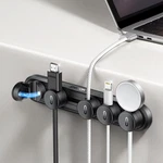 5-in-1 Magnetic Cord Organizer Joyroom Cable Clips Adjustable Sliding Black. Fixed Price $25.40.