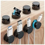 Oneleaf 8 Pack 360 Rotatable Strong Magnetic Cable Clips Cord Holder Black. Fixed Price $12.24.