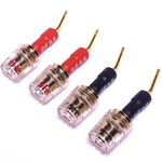 Cncess 4-pack Pin Banana Plug To 4mm Female Jack Speaker Wire Screw-type. Fixed Price $15.02.