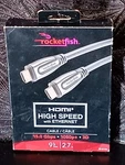 Rocketfish Hdmi High Speed Cable 9ft Gray 3d Ready Gold Plated Rf-g1168. Fixed Price $6.29.