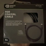 Commercial Electric Coaxial Cable Black Rg6 18-gauge 5v 6ft Fs-r6c-0004. Fixed Price $5.00.