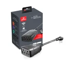 Globe Black 15a 125v 1875w Grounded 2-outlets Wi-fi Smart Power Plug/adapter. Fixed Price $21.99.