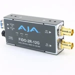 Aja Fido-2r-12g Dual Optical Fiber To 12g-sdi Receiver W/ Psu - Tested. Fixed Price $650.00.