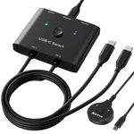 Mleeda Usb-c Kvm Switch Bi-directional 2 Pc 8k 60hz 10gbps 100w Charging. Fixed Price $63.74.