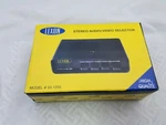 Lexon 55-1255 Stereo Audio Video Selector, 4 Input. Fixed Price $29.95.