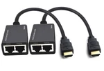Hdmi Extender Over Cat5e/6 (1pair), To Rj45 Network Repeater,.... Fixed Price $14.76.