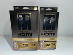 New Ge Premium 6ft & 10ft Hdmi Cords Cables - 4k Ultrahd Gold Plated Contacts. Fixed Price $23.95.