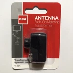 (k) Matching Transformer- Convert Flat Antenna Lead To Push-on F - Rca Vh58r. Fixed Price $13.48.