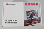 4k 30hz Hdmi Kvm Extender Ethernet Adapter 394' Over Cat5e/6/7/7a Tx Rx 3x Usb. Fixed Price $99.99.