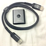 Jsaux 2 In 1 Out & Video Tpline 3.3 Ft, Compatible For Box Ps1, Black. Fixed Price $11.99.