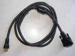 Audioquest Cable Dvx To Hdmi (2m) 6 Ft. Gold Plated Connectors Exc. Cond.. Fixed Price $23.95.