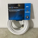 Commercial Electric 25 Ft. Rg-6 Coaxial Cable - White. Fixed Price $7.91.