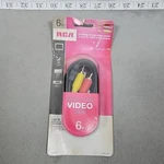 Genuine Rca 6 Ft Stereo Audio Video Cable New, Nos. Fixed Price $7.87.