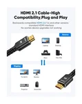 Highwings Long Hdmi Cable 25 Ft, 8k 10k 2.1 Cord Ultra High Speed Fast Ship. Fixed Price $19.99.