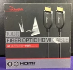 Rocketfish Rf-hg100f18 100ft Fiber Optic Hdmi Cable New. Fixed Price $99.00.