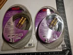 Lot Of 2 Rca - Dt12c Rg-6 Digital Coaxial Video Cable F Male-male 12 Ft New. Fixed Price $9.50.