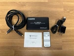 Zettaguard Hdmi 4x1 Switch 4kx2k 3d Pip W/ Remote, Power Adapter & Cable. Fixed Price $14.99.