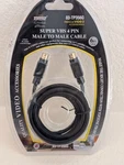 S-video 4-pin Male-to-male 6ft Gold-plated Cable For Dvd Vcr Tv Dvr. Fixed Price $9.99.