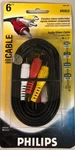 Phillips 6' Audio Video Cable Ph61106 New In Package(311). Fixed Price $4.95.