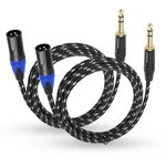 Yumiwoow Microphone Cable 10ft,1/4 To Xlr Cable,quarter Inch(6.35mm) Black. Fixed Price $23.23.