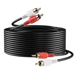 Sjorks Rca Cable 75ft,2rca Male To 2rca Male,audio Stereo 75ft, Black. Fixed Price $28.99.