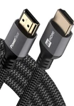 Powerbear 8k Hdmi Cable 15 Ft 48gbps High Speed Braided Cord Lifetime Warranty. Fixed Price $10.00.