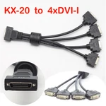 Matrox M9140 Lp Pcie X16 4-screen Adapter Cable For Kx-20 To 4 X Dvi-i Quad Head. Fixed Price $119.70.