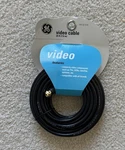 Ge 25ft Coaxial Cable Low-loss Rg-59 With "f" Plugs On Each End Video New. Fixed Price $14.99.