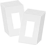 Lider Matte Finish Decorator Switch Cover, Screwless Wall Plate, Mid-size 1-gang. Fixed Price $42.98.