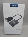 Onten Vga To Hdmi 1080p Adapter Converter W/ Audio For Pc Laptop Tv. Fixed Price $14.99.