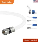 Ultra Series 6ft Coaxial Patch Cable - In-wall Rated With Compression Connectors. Fixed Price $11.39.
