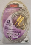 Rca - Dt12c Rg-6 Digital Coaxial Video Cable F Male-male 12 Ft. Fixed Price $9.00.