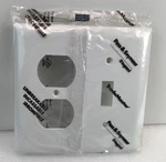 15 Ct Pass & Seymour Tp8-w 1 Gang Duplex Wall Plate, White Pc Outlet Switch. Fixed Price $19.00.