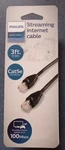 New Philips 3ft Streaming Internet Cable Cat5e - 100mb/sec Audio/video. Fixed Price $8.99.